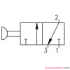 Zawór ręczny - przycisk awaryjny dwupozycyjny 3/2 PNEUMAX Zawór ręczny - przycisk awaryjny dwupozycyjny 3/2 PNEUMAX