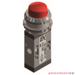 Zaw&oacute;r ręczny - przycisk pod panel 30 3/2 PNEUMAX