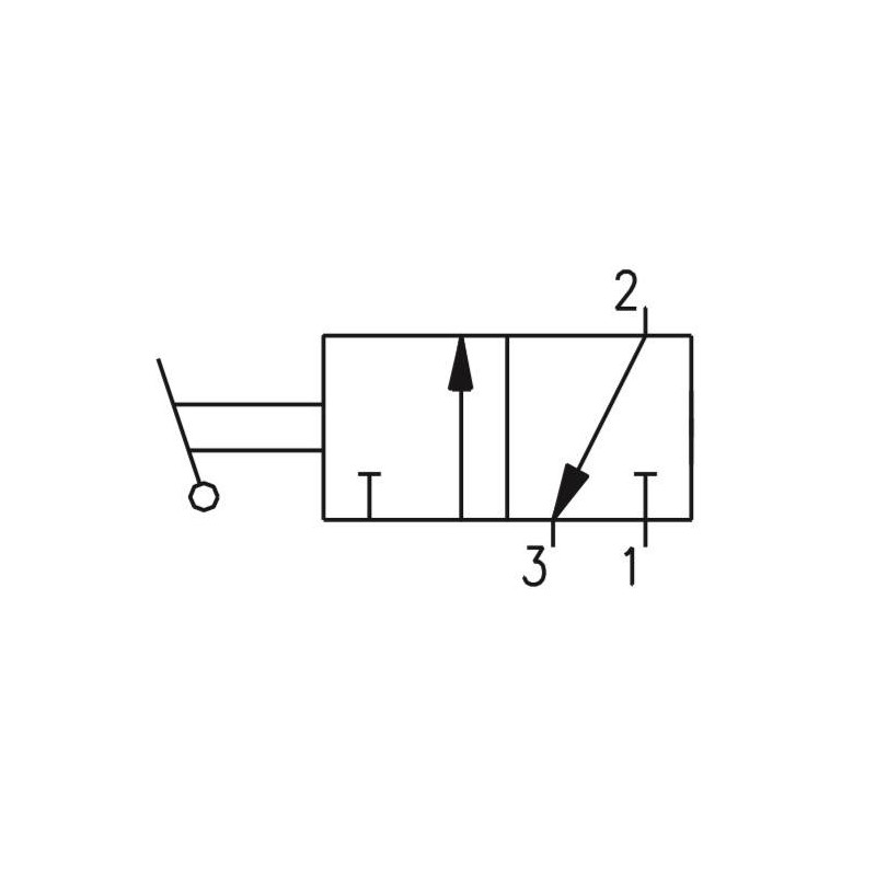 Zawór ręczny - dźwignia boczna dwupozycyjna 3/2 PNEUMAX Zawór ręczny - dźwignia boczna dwupozycyjna 3/2 PNEUMAX