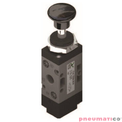 Zawór ręczny - przycisk cięgno - dwupozycyjny 3/2 PNEUMAX
