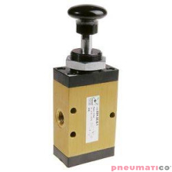 Zawór ręczny - przycisk cięgno sprężyna 3/2 PNEUMAX