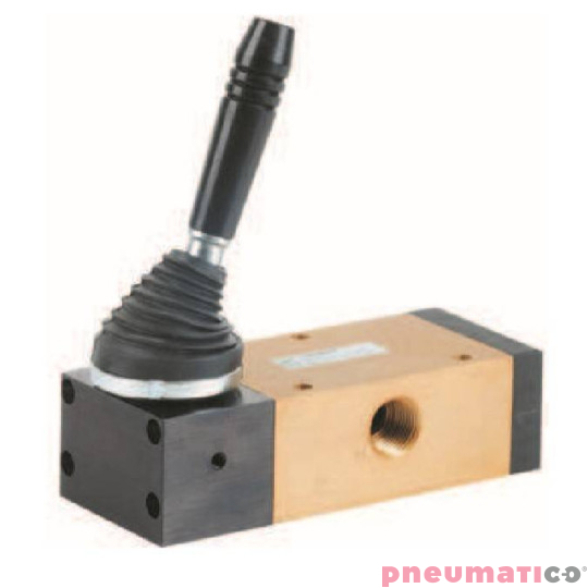 Zawór ręczny - dźwignia boczna dwupozycyjna 5/2 PNEUMAX Zawór ręczny - dźwignia boczna dwupozycyjna 5/2 PNEUMAX