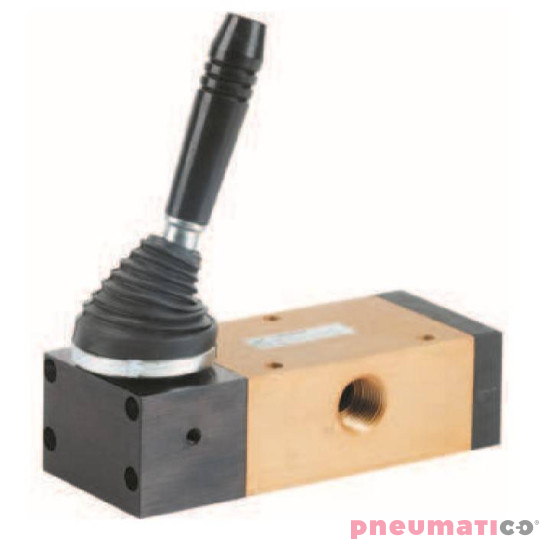 Zawór ręczny - dźwignia boczna sprężyna 3/2 PNEUMAX Zawór ręczny - dźwignia boczna sprężyna 3/2 PNEUMAX