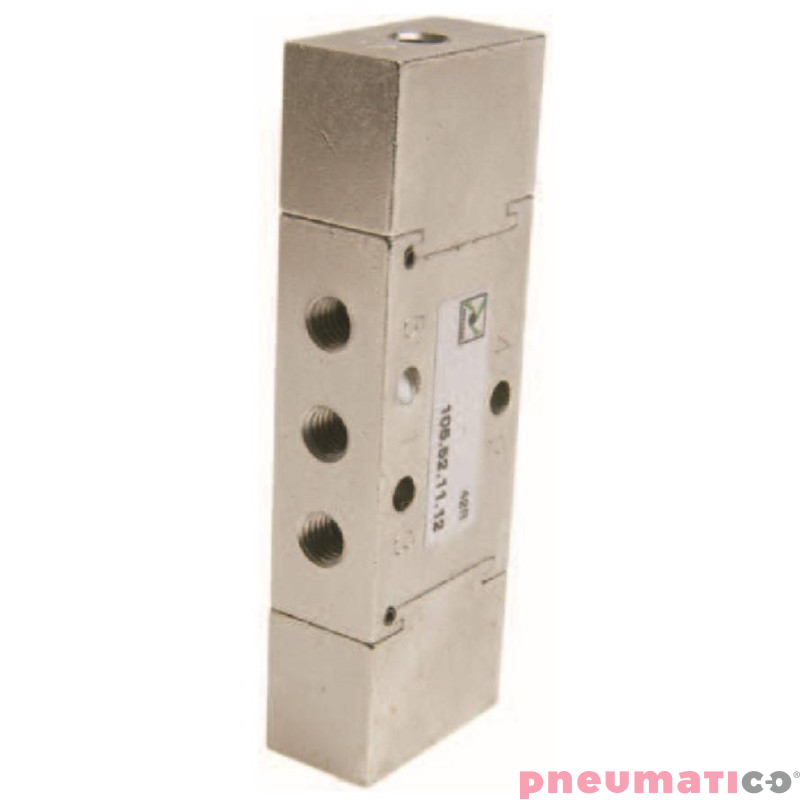 Zaw&oacute;r pneumatyczny - sprężyna pow. zasil. zewn. 5/2 PNEUMAX