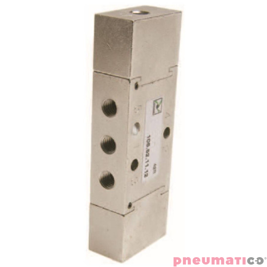 Zaw&oacute;r pneumatyczny - sprężyna pow. zasil. zewn. 5/2 PNEUMAX