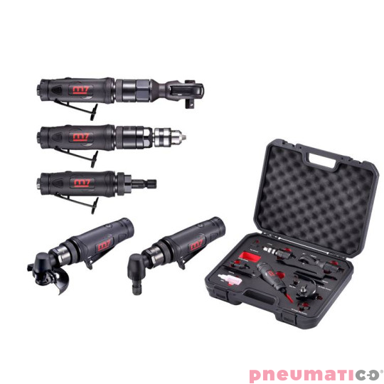 Zestaw narzędzi pneumatycznych 5 w1 M7 NE-0405-KIT Zestaw narzędzi pneumatycznych 5 w1 M7 NE-0405-KIT