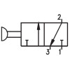 Zawór ręczny - przycisk awaryjny dwupozycyjny 3/2 NC PNEUMAX Zawór ręczny - przycisk awaryjny dwupozycyjny 3/2 NC PNEUMAX