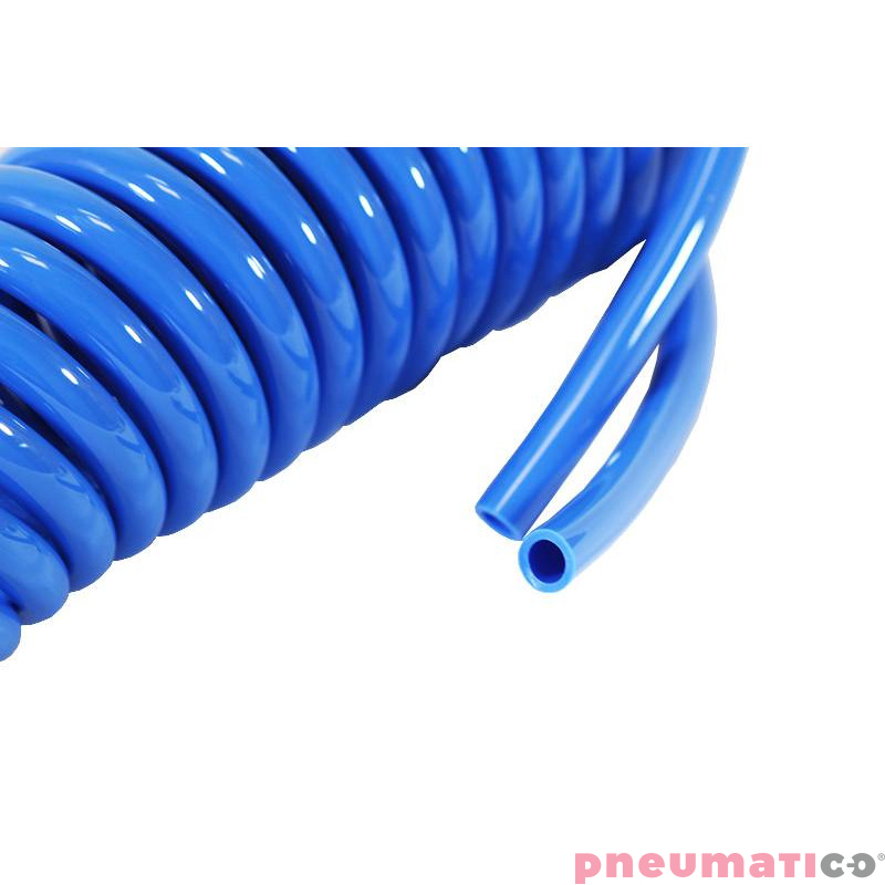 Wąż spiralny RQS PU 8x5mm 5m prosta końcówka SHTBC080505 Wąż spiralny RQS PU 8x5mm 5m prosta końcówka SHTBC080505