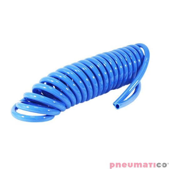 Wąż spiralny RQS PU 10x6,5mm 5m prosta końc&oacute;wka SHTBC106505