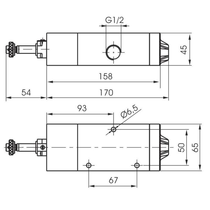 Zaw&oacute;r elektromagnetyczny - cewka - sprężyna 3/2 PNEUMAX