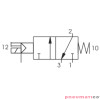Zawór elektromagnetyczny - cewka - sprężyna (zasilanie zewnętrzne pilota) 3/2 PNEUMAX Zawór elektromagnetyczny - cewka - sprężyna (zasilanie zewnętrzne pilota) 3/2 PNEUMAX