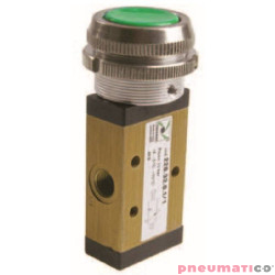 Zawór ręczny - przycisk sprężyna 3/2 PNEUMAX