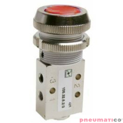 Zawór ręczny - przycisk sprężyna 3/2 PNEUMAX