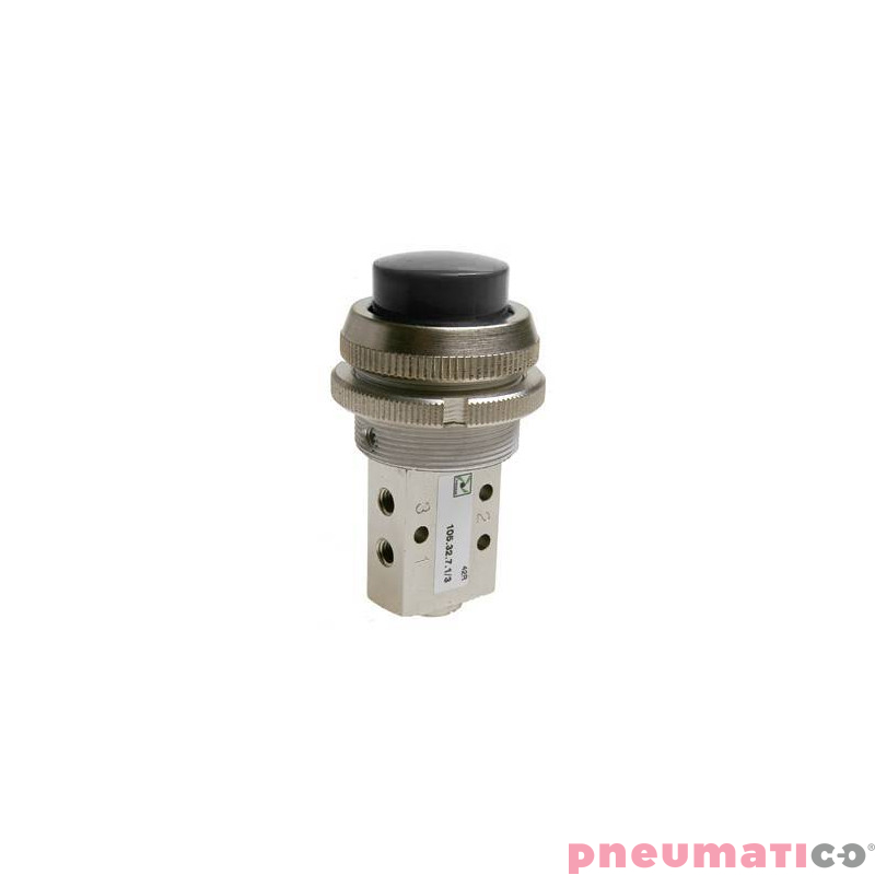 Zaw&oacute;r ręczny - przycisk sprężyna 3/2 PNEUMAX