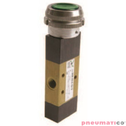 Zawór ręczny - przycisk czuły 30 sprężyna powietrzna 3/2 PNEUMAX