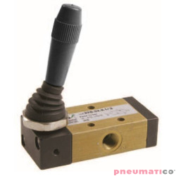 Zaw&oacute;r ręczny - dźwignia boczna sprężyna 3/2 PNEUMAX