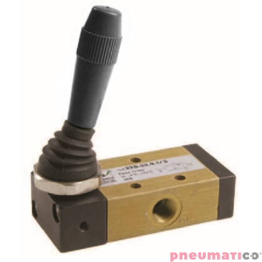 Zawór ręczny - dźwignia boczna sprężyna 3/2 PNEUMAX Zawór ręczny - dźwignia boczna sprężyna 3/2 PNEUMAX