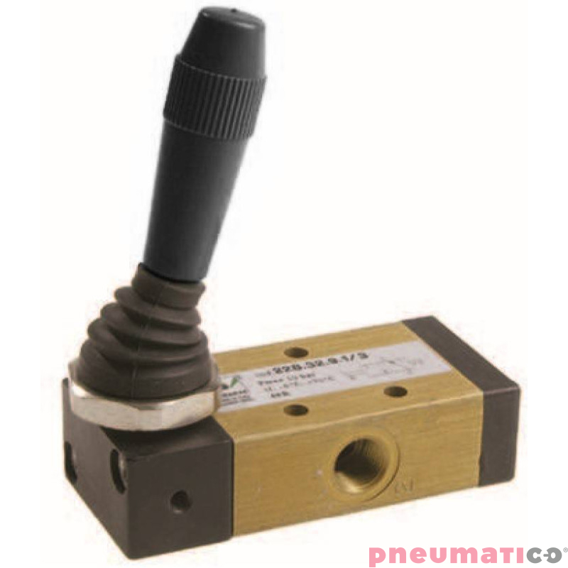 Zawór ręczny - dźwignia boczna dwupozycyjna 3/2 PNEUMAX Zawór ręczny - dźwignia boczna dwupozycyjna 3/2 PNEUMAX