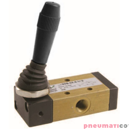 Zawór ręczny - dźwignia boczna dwupozycyjna 3/2 PNEUMAX Zawór ręczny - dźwignia boczna dwupozycyjna 3/2 PNEUMAX