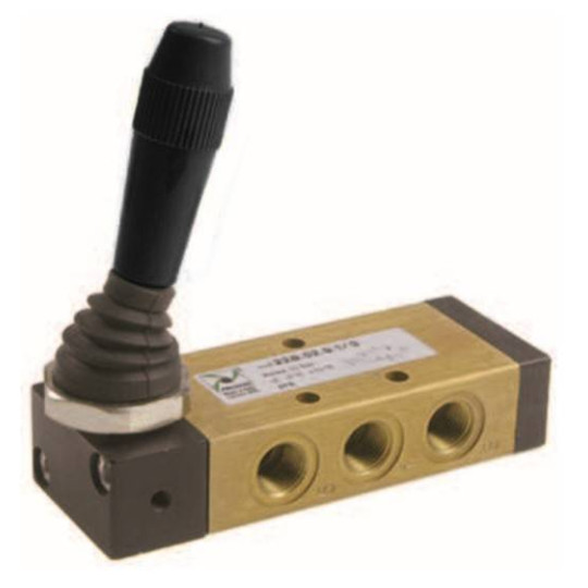 Zawór ręczny - dźwignia boczna - sprężyna 5/2 PNEUMAX Zawór ręczny - dźwignia boczna - sprężyna 5/2 PNEUMAX