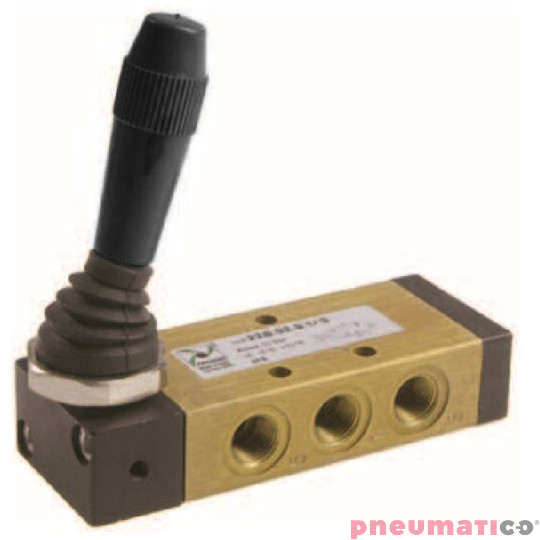 Zawór ręczny - dźwignia boczna dwupozycyjna 5/2 PNEUMAX Zawór ręczny - dźwignia boczna dwupozycyjna 5/2 PNEUMAX