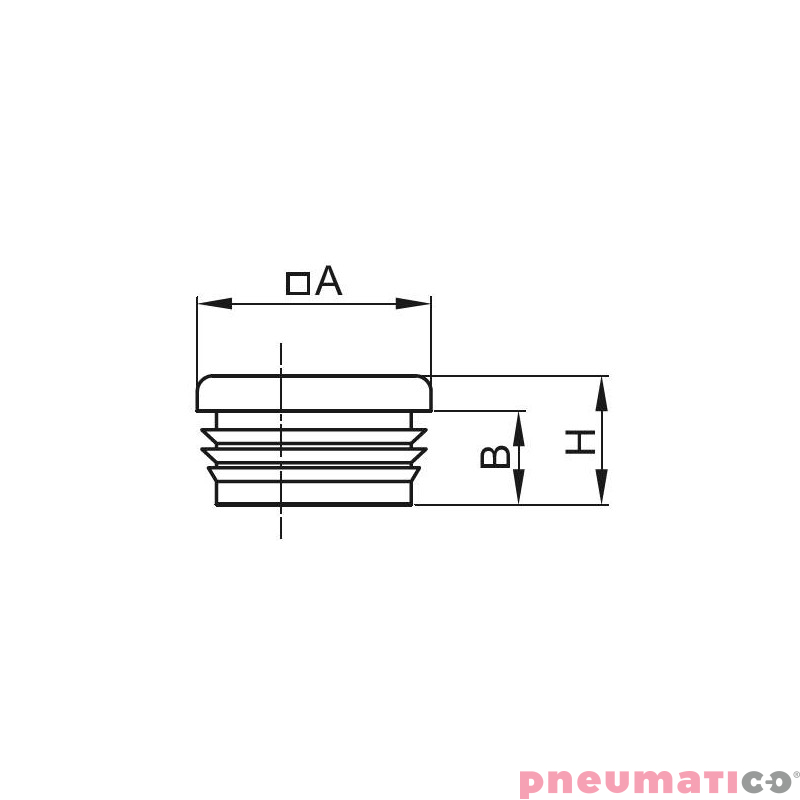 Zaślepka do szyn jezdnych JG‐0040