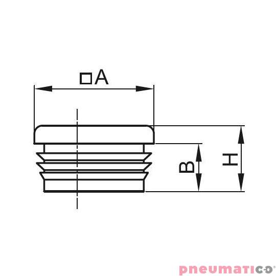 Zaślepka do szyn jezdnych JG‐0040