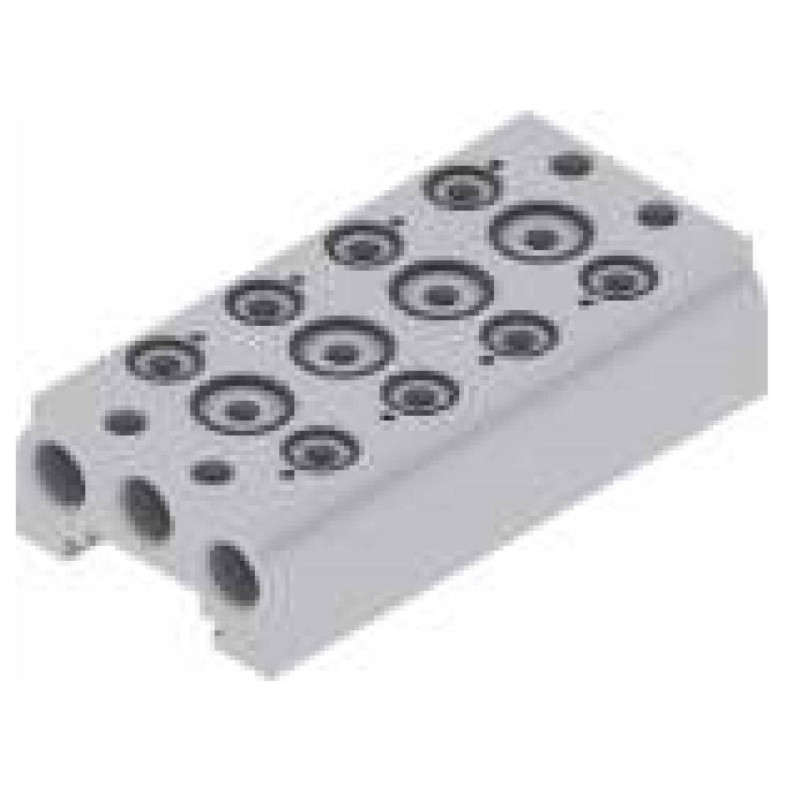 Baza aluminiowa dla zaworów 5/2 - 5/3 PNEUMAX Baza aluminiowa dla zaworów 5/2 - 5/3 PNEUMAX