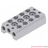 Baza aluminiowa dla zawor&oacute;w 5/2 - 5/3 PNEUMAX
