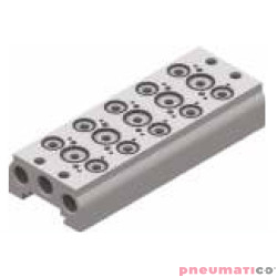 Płyta (baza) przyłączeniowa, aluminiowa, dla zawor&oacute;w T488 PNEUMAX