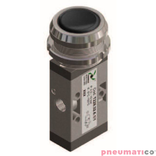 Zaw&oacute;r ręczny - przycisk 30 - sprężyna 3/2 PNEUMAX