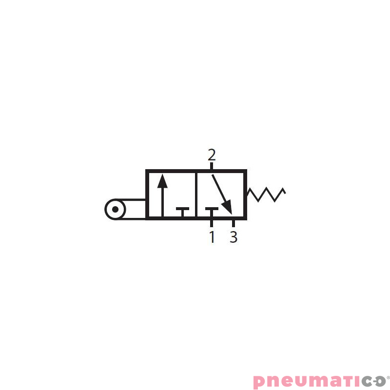 Zawór rolkowy / dźwignia G-321R 3/2 NC Zawór rolkowy / dźwignia G-321R 3/2 NC