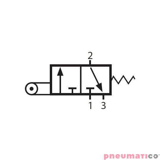 Zawór rolkowy / dźwignia G-321R 3/2 NC Zawór rolkowy / dźwignia G-321R 3/2 NC