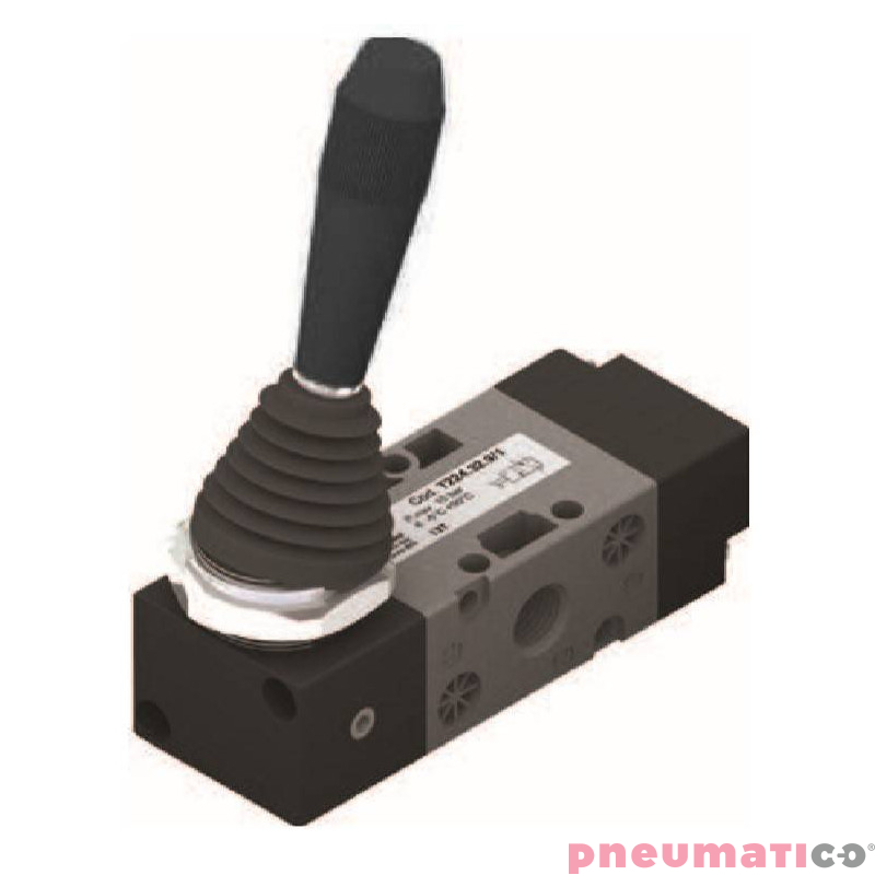 Zawór ręczny - dźwignia boczna dwupozycyjna 3/2 PNEUMAX Zawór ręczny - dźwignia boczna dwupozycyjna 3/2 PNEUMAX