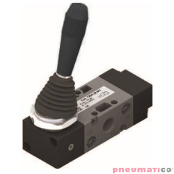Zaw&oacute;r ręczny - dźwignia boczna dwupozycyjna 3/2 PNEUMAX