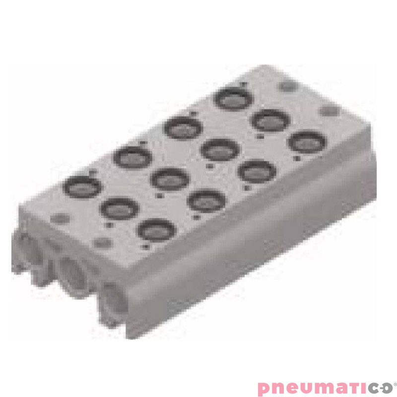 Płyta (baza) aluminiowa pod zawory T424 PNEUMAX