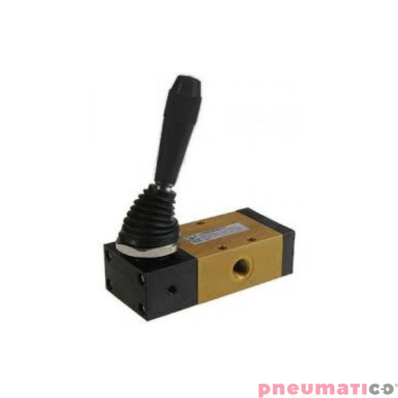 Zawór ręczny - dźwignia boczna sprężyna 3/2 PNEUMAX Zawór ręczny - dźwignia boczna sprężyna 3/2 PNEUMAX