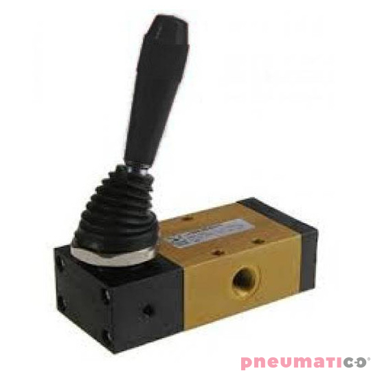 Zawór ręczny - dźwignia boczna sprężyna 3/2 PNEUMAX Zawór ręczny - dźwignia boczna sprężyna 3/2 PNEUMAX