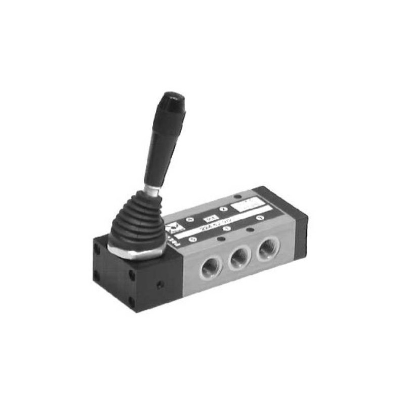 Zawór ręczny - dźwignia boczna dwupozycyjna 5/2 PNEUMAX Zawór ręczny - dźwignia boczna dwupozycyjna 5/2 PNEUMAX