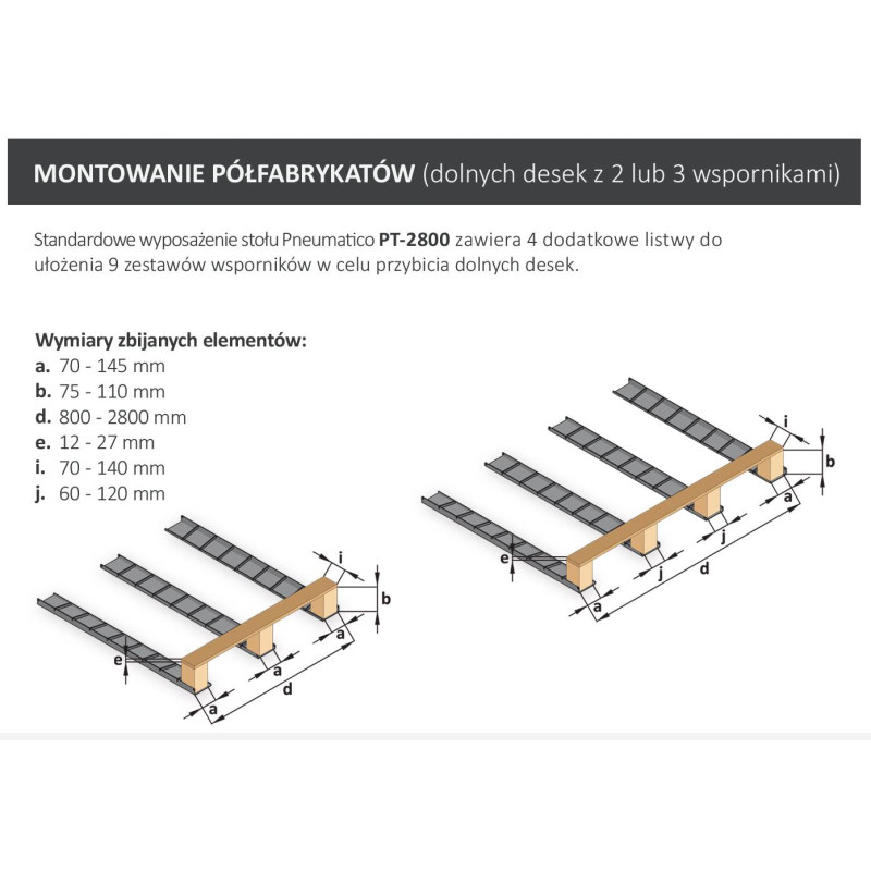 Stół do produkcji palet PT-2800 Stół do produkcji palet PT-2800