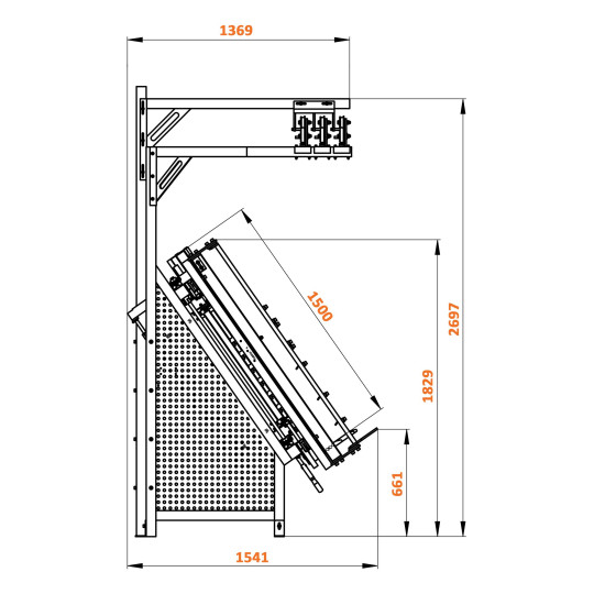 Stół do produkcji palet PT-2800 Stół do produkcji palet PT-2800