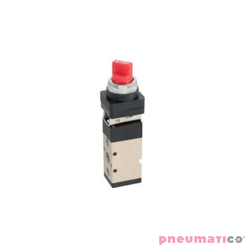 Zawór ręczny pokrętło G-522TB 5/2 Zawór ręczny pokrętło G-522TB 5/2