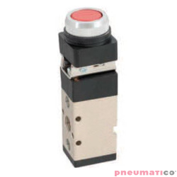 Zaw&oacute;r ręczny z przyciskiem G-522PP 5/2