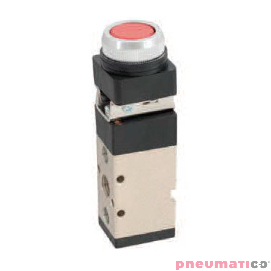 Zawór ręczny z przyciskiem G-522PP 5/2 Zawór ręczny z przyciskiem G-522PP 5/2