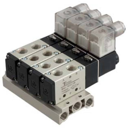 Płyta przyłączeniowa do zaworów 5/2 TEKMA G200-2T 2 zawory Płyta przyłączeniowa do zaworów 5/2 TEKMA G200-2T 2 zawory