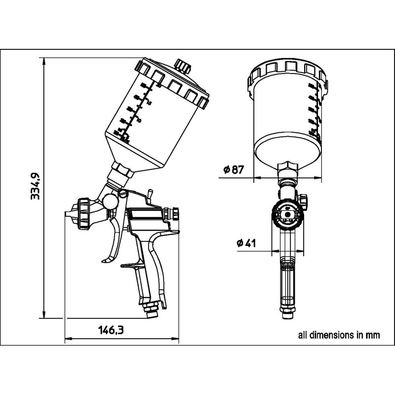 Pistolet lakierniczy EcoGun AS MAN 2GF 910 D&Uuml;RR N36200003V