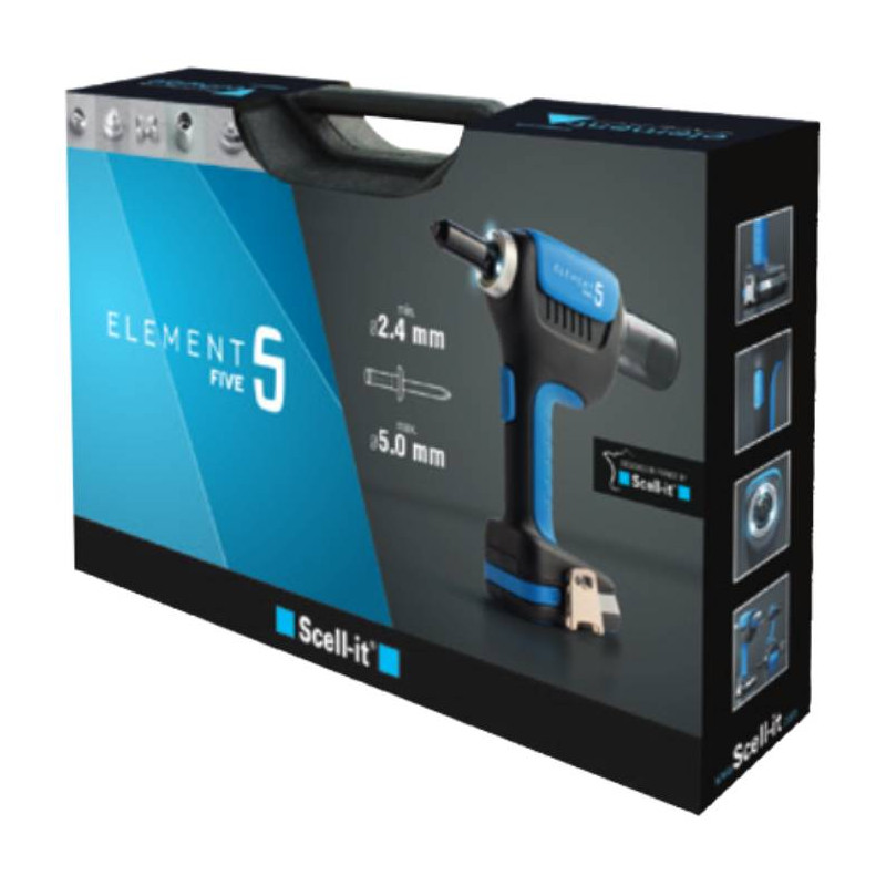 Nitownica akumulatorowa do nit&oacute;w zrywalnych Scell-it  E-5
