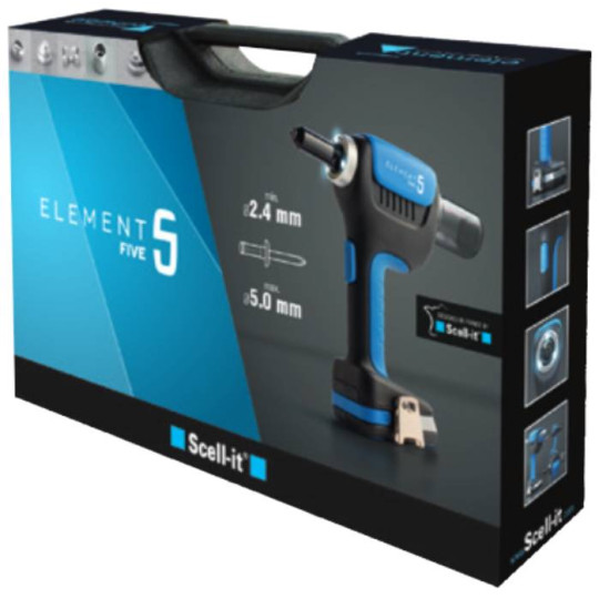 Nitownica akumulatorowa do nit&oacute;w zrywalnych Scell-it  E-5