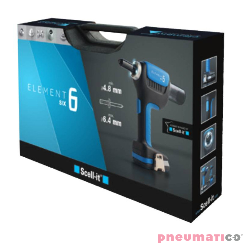 Nitownica akumulatorowa do nitów strukturalnych Scell-it E-6 Nitownica akumulatorowa do nitów strukturalnych Scell-it E-6