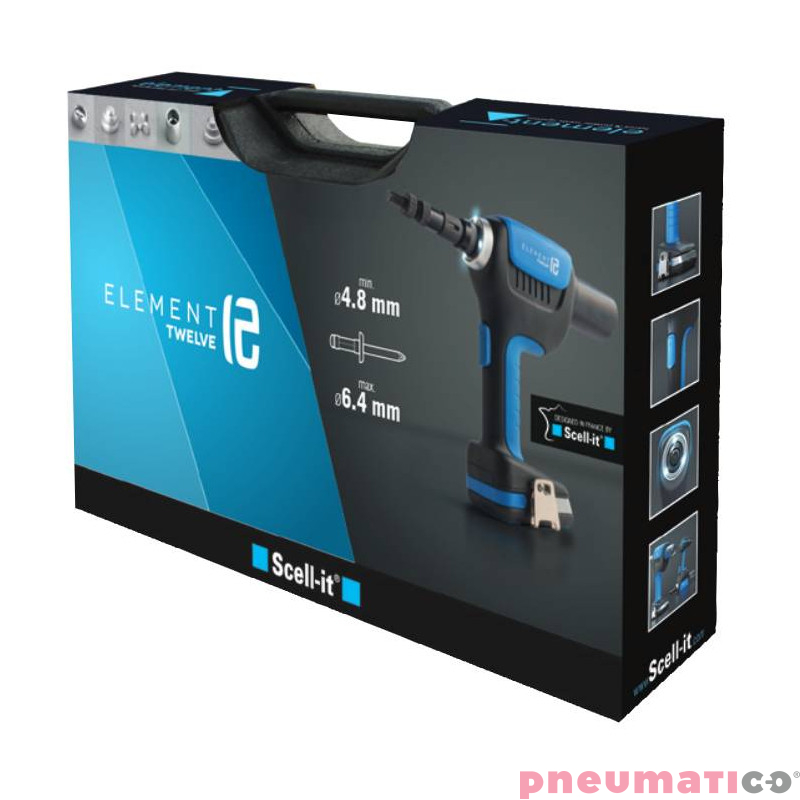 Nitownica akumulatorowa do nitonakrętek Scell-it E-12 Element 12 M6-M12